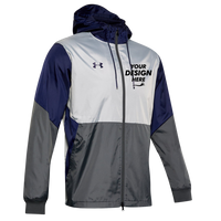 Under Armour Men's Team Legacy Jacket, Navy / Navy, Front view, Mockup