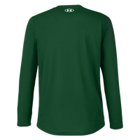 Under Armour Men's Team Tech™ Long Sleeve T-Shirt, Forest Green / White, Back view