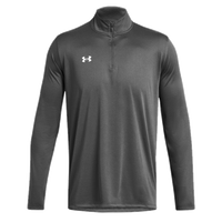 Under Armour Men's Team Tech™ Quarter-Zip Pullover, Castlerock / White, Front view