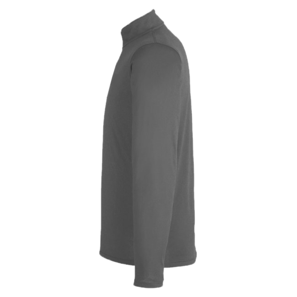 Under Armour Men's Team Tech™ Quarter-Zip Pullover, Castlerock / White, Left Sleeve view