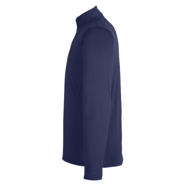 Under Armour Men's Team Tech™ Quarter-Zip Pullover, Midnight Navy / White, Left Sleeve view
