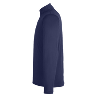 Under Armour Men's Team Tech™ Quarter-Zip Pullover, Midnight Navy / White, Left Sleeve view