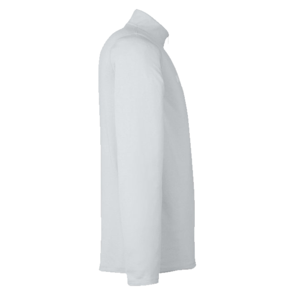 Under Armour Men's Team Tech™ Quarter-Zip Pullover, Mod Grey Light Heather / White, Right Sleeve view