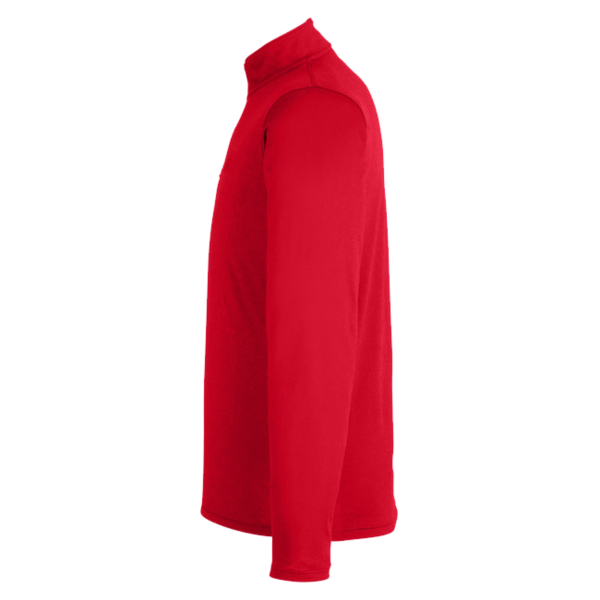 Under Armour Men's Team Tech™ Quarter-Zip Pullover, Red / White, Left Sleeve view