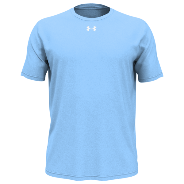 Under Armour Men's Team Tech™ T-Shirt, Carolina Blue / White, Front view