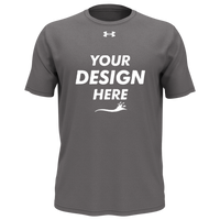 Under Armour Men's Team Tech™ T-Shirt, Castlerock / White, Front view, Mockup