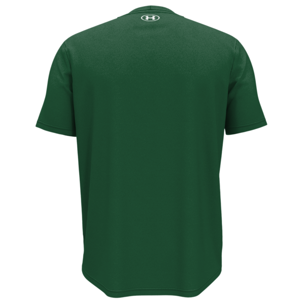 Under Armour Men's Team Tech™ T-Shirt, Forest Green / White, Back view