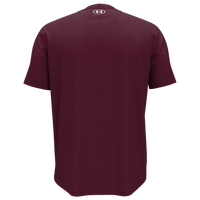 Under Armour Men's Team Tech™ T-Shirt, Maroon / White, Back view