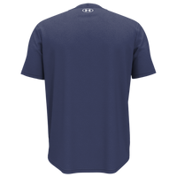 Under Armour Men's Team Tech™ T-Shirt, Midnight Navy / White, Back view