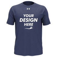 Under Armour Men's Team Tech™ T-Shirt, Midnight Navy / White, Front view, Mockup