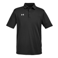 Under Armour Men's Tech™ Polo, Black / White, Front view