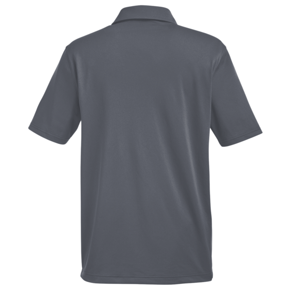 Under Armour Men's Tech™ Polo, Cs Grey Light Heather / White, Back view