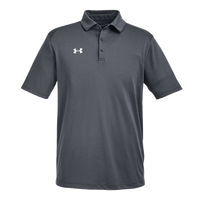 Under Armour Men's Tech™ Polo, Cs Grey Light Heather / White, Front view