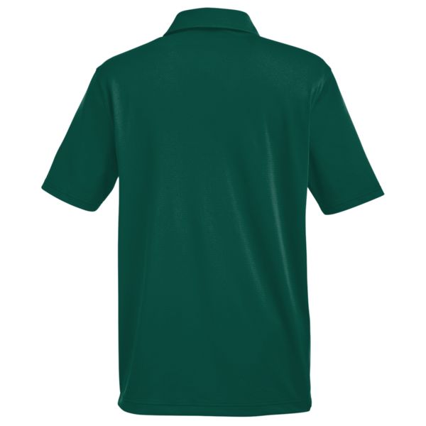 Under Armour Men's Tech™ Polo, Forest Green / White, Back view