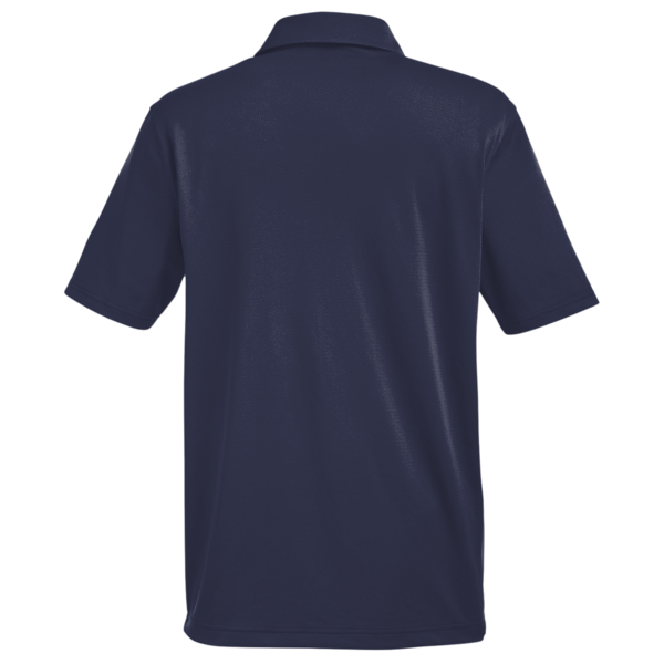 Under Armour Men's Tech™ Polo, Midnight Navy / White, Back view