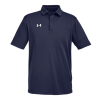 Under Armour Men's Tech™ Polo, Midnight Navy / White, Front view