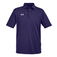 Under Armour Men's Tech™ Polo, Purple / White, Front view