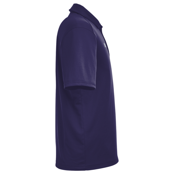 Under Armour Men's Tech™ Polo, Purple / White, Right Sleeve view