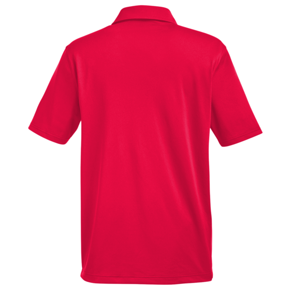 Under Armour Men's Tech™ Polo, Red / White, Back view