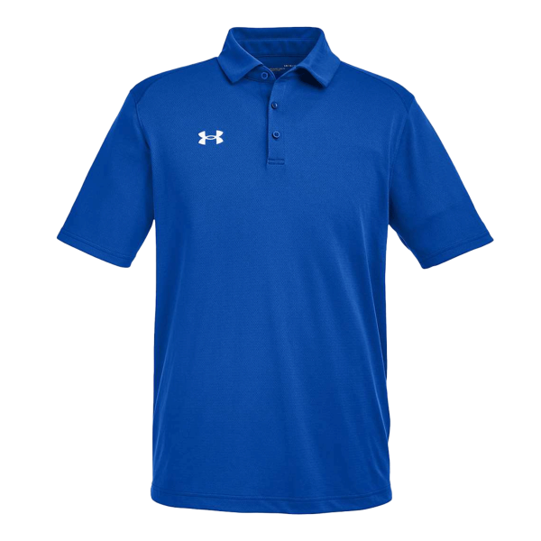Under Armour Men's Tech™ Polo, Royal / White, Front view