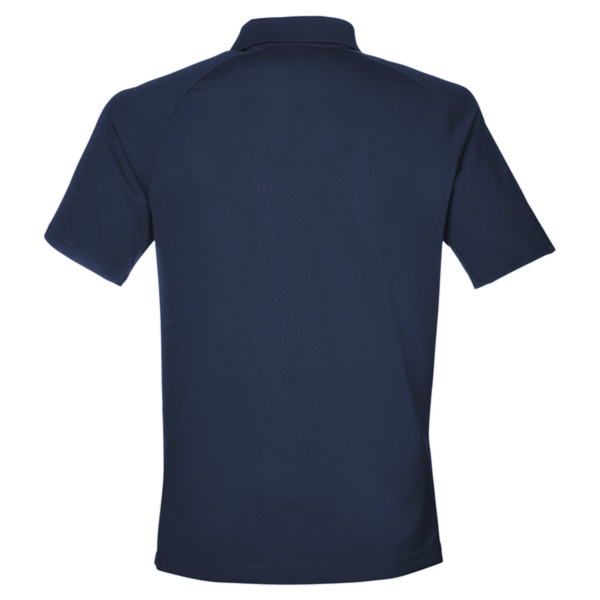 Under Armour Men's Title Polo 2.0, Midnight Navy / White, Back view