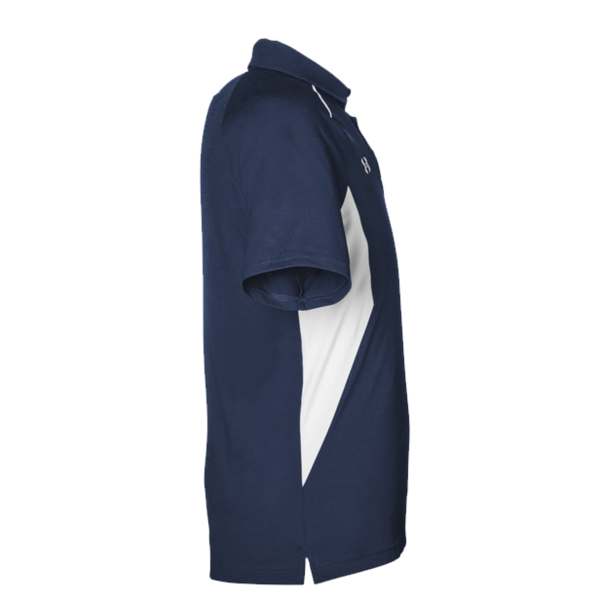 Under Armour Men's Title Polo 2.0, Midnight Navy / White, Right Sleeve view