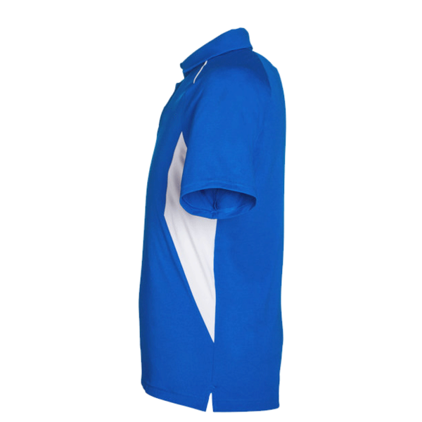 Under Armour Men's Title Polo 2.0, Royal / White, Left Sleeve view