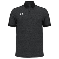 Under Armour Men's Trophy Level Polo, Black / White, Front view