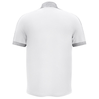Under Armour Men's Trophy Level Polo, White / Mod Grey, Back view