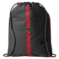 Under Armour Ozsee Sackpack Drawstring Bag, Red / Red, Back view