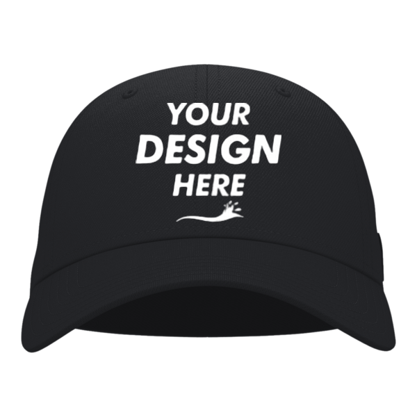 Under Armour Team Blitzing Cap, Black / White, Front view, Mockup