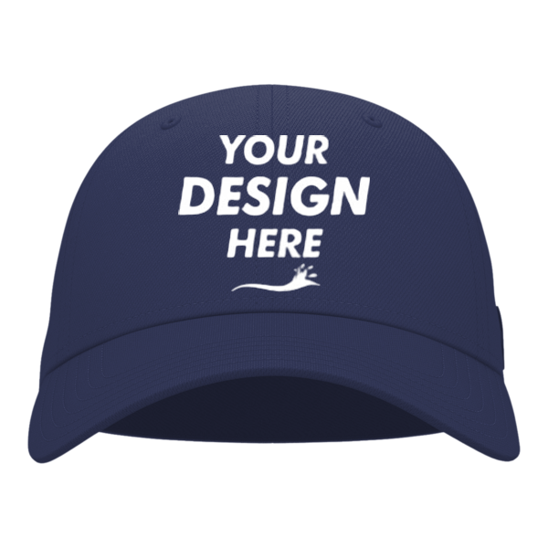 Under Armour Team Blitzing Cap, Midnight Navy / White, Front view, Mockup