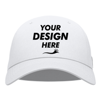 Under Armour Team Blitzing Cap, White / Black, Front view, Mockup