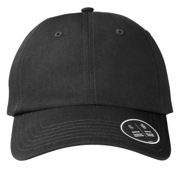 Under Armour Team Chino Cap, Black / Black / White, Front view