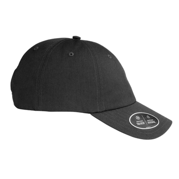 Under Armour Team Chino Cap, Black / Black / White, Right Side view