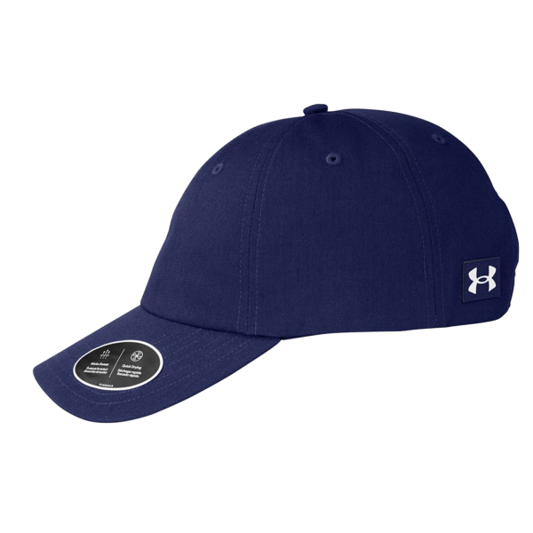 Under Armour Team Chino Cap, Midnight Navy / Pitch Grey / Pitch Grey, Left Side view