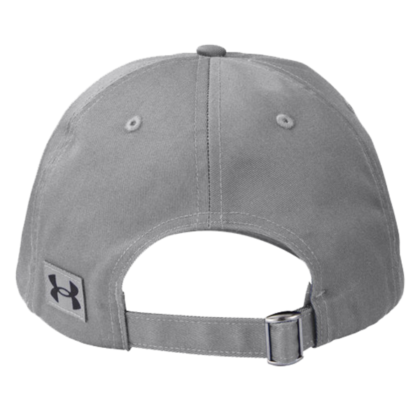 Under Armour Team Chino Cap, Pitch Grey / Pitch Grey / Black, Back view