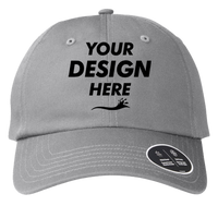 Under Armour Team Chino Cap, Pitch Grey / Pitch Grey / Black, Front view, Mockup