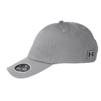 Under Armour Team Chino Cap, Pitch Grey / Pitch Grey / Black, Left Side view