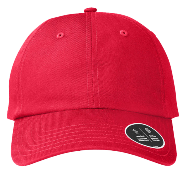Under Armour Team Chino Cap, Red / Red / Black, Front view