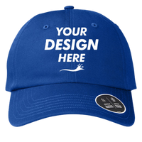 Under Armour Team Chino Cap, Royal / Royal / Black, Front view, Mockup