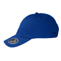 Under Armour Team Chino Cap, Royal / Royal / Black, Left Side view