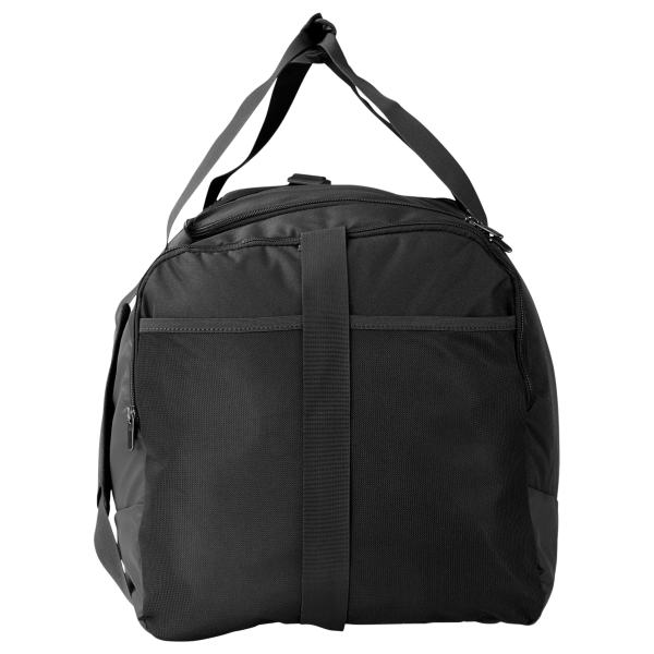 Under Armour Undeniable 5.0 LG Duffel Bag, Black / Metallic Silver, Left Side view