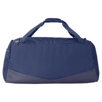 Under Armour Undeniable 5.0 LG Duffel Bag, Midnight Navy / Metallic Silver, Back view