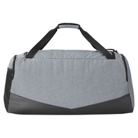 Under Armour Undeniable 5.0 LG Duffel Bag, Pitch Grey Medium Heather / Black, Back view