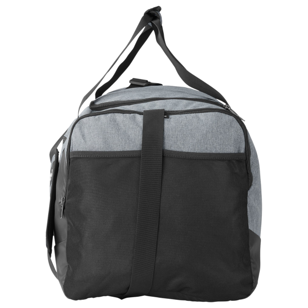 Under Armour Undeniable 5.0 LG Duffel Bag, Pitch Grey Medium Heather / Black, Left Side view