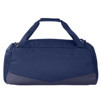 Under Armour Undeniable 5.0 MD Duffel Bag, Midnight Navy / Metallic Silver, Back view