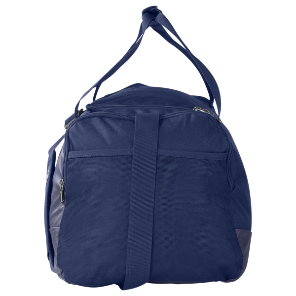 Under Armour Undeniable 5.0 MD Duffel Bag, Midnight Navy / Metallic Silver, Left Side view