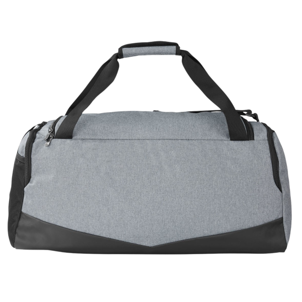 Under Armour Undeniable 5.0 MD Duffel Bag, Pitch Grey Medium Heather / Black, Back view