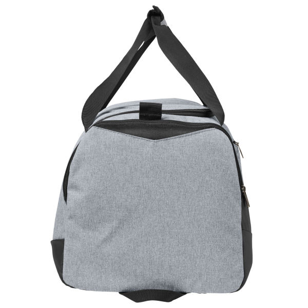 Under Armour Undeniable 5.0 MD Duffel Bag, Pitch Grey Medium Heather / Black, Right Side view